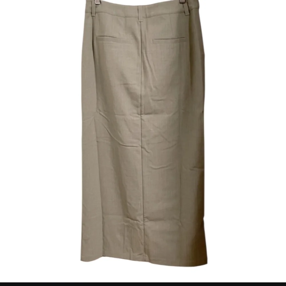 NWT WHO WHAT WEAR COLLECTION Neen Maxi Pencil Skirt Stone Large